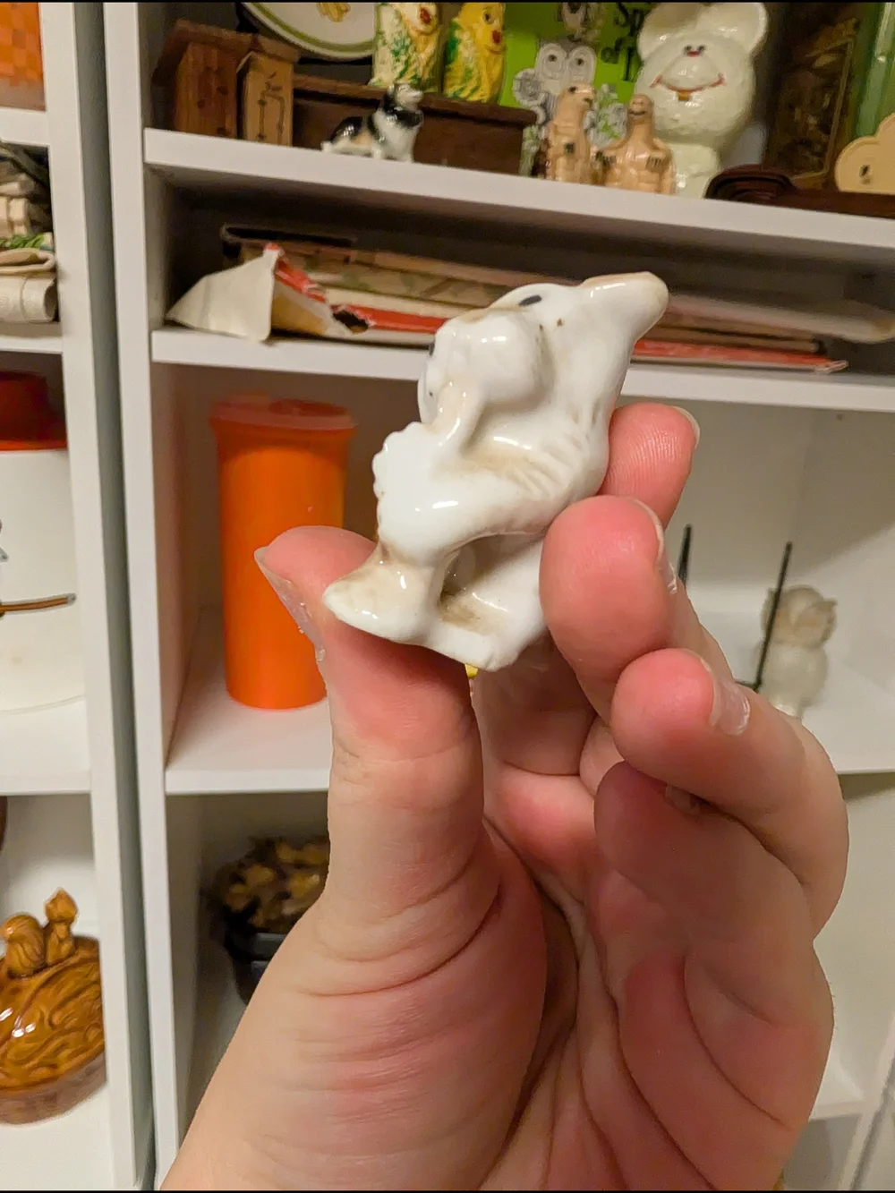 Ceramic Scottie Mini Vintage Figurine